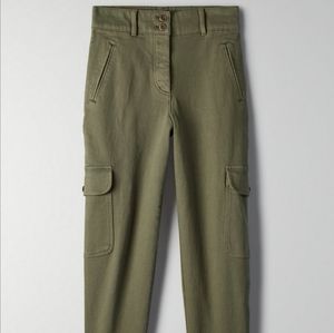 Army Green Aritzia cargo pants.